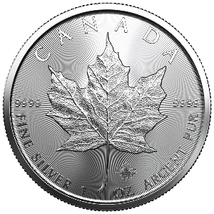 Zilveren Maple Leaf munt 2021 kopen
