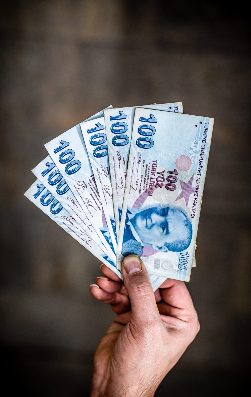Turkse lira biljetten
