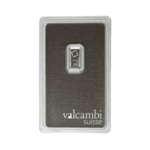 Platinabaar 1 gram Valcambi