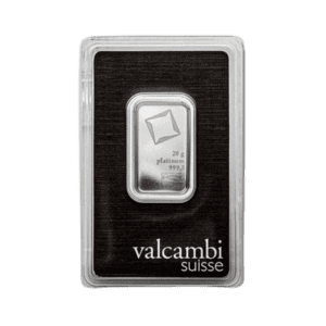 Platinabaar 20 gram Valcambi