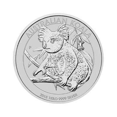 Zilveren Koala kilo munt