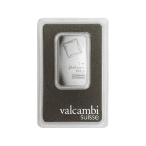 Platinabaar 31.1 gram Valcambi