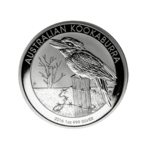 1 troy ounce zilveren Kookaburra munt voorgaande jaargangen voorkant