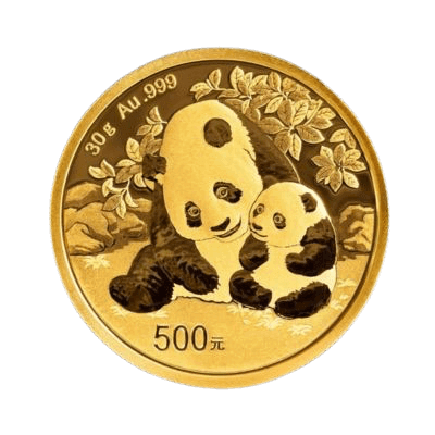 Panda 30 gram gouden munt 2024
