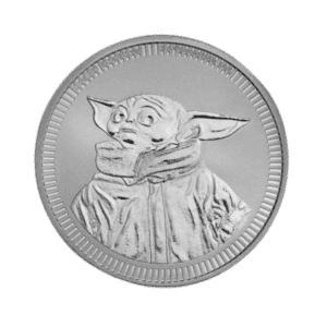 Star Wars Baby Yoda 1 troy ounce zilveren munt 2023