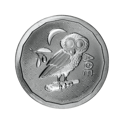 St. Helena Athenian Owl 1 troy ounce zilveren munt 2024